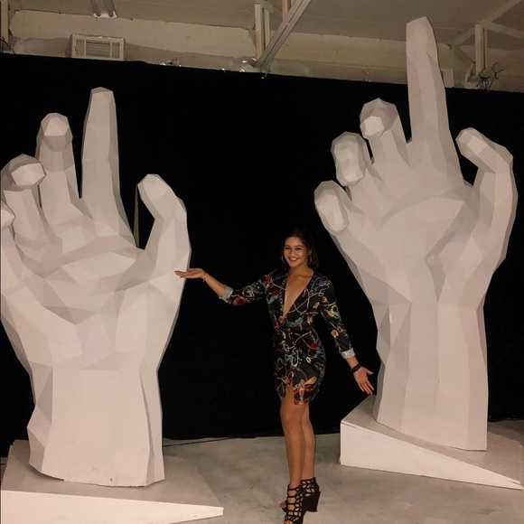 Fashion Nova Low Cut Luxury Dress - Picture 4 of 4